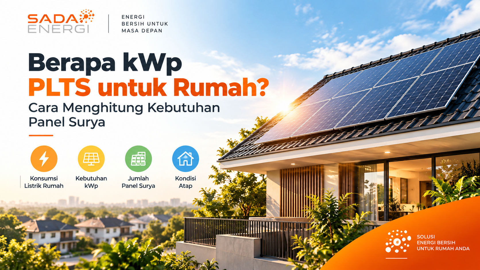 Kebutuhan kWp PLTS Rumah dan Jumlah Panel Surya